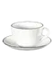 à table Koffietas met ondertas