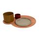 Sharing Set met Hamburgerplank uit Acacia en 3 Schaaltjes (FSC®)