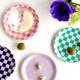CHECKER Glasonderzetter (Set van 4)