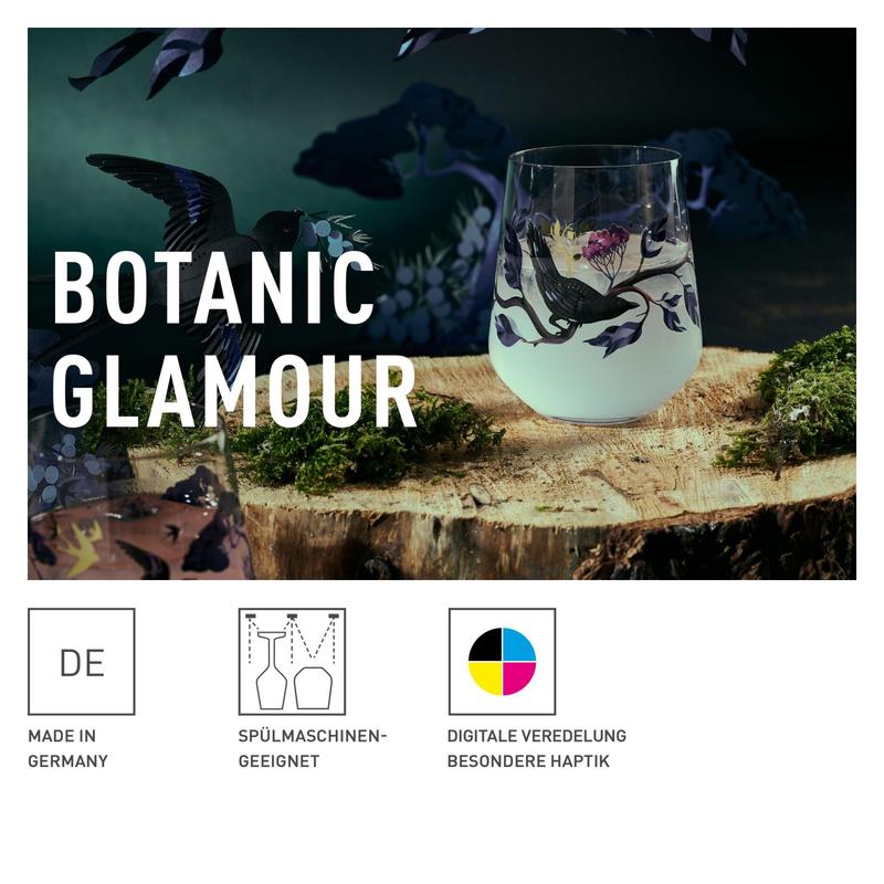 Botanic Glamour Gin Glazen #1 #2 (Set van 2)