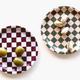 CHECKER Glasonderzetter (Set van 4)