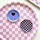 CHECKER Rond Dienblad