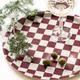 CHECKER Rond Dienblad