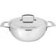Silver Conische Sudderpot met dubbelwandig deksel