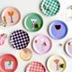 CHECKER Glasonderzetter (Set van 4)