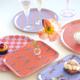 CHECKER Rond Dienblad