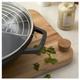 Gietijzeren Wok met Glasdeksel