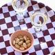 CHECKER Rond Dienblad