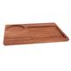 Sharing Rechthoekige Hamburgerplank uit Acacia
