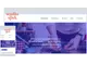 Screenshot van Studio Sjiek's website met responsief ontwerp, toont desktop en mobiele weergave met paars getinte header afbeelding