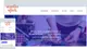 Screenshot van Studio Sjiek's website met responsief ontwerp, toont desktop en mobiele weergave met paars getinte header afbeelding