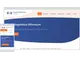 Homepage van Psychologenhuis Hilversum met logo, navigatiemenu en golvende blauwe header tegen witte achtergrond