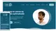 Website screenshot toont responsief ontwerp op desktop en mobiel met turquoise huisstijl en wit rond profielportret