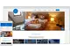 Een website voor een bedrijf met diensten op gebied van vastgoed, met responsive weergave op desktop en mobiel. Toont slaapkamerinterieur.