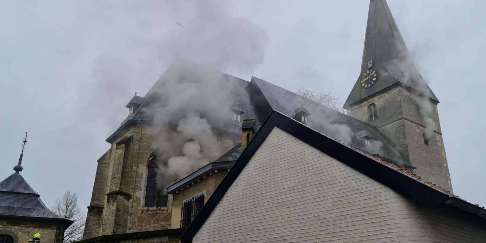 Brand kerk Noorbeek