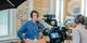 Podcast video Opnames van een podcast video