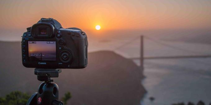 Time lapse opnames van zonsopgang