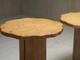 Pair of pedestal side tables