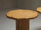 Pair of pedestal side tables
