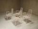 Set of 4 French 1950s garden chairs