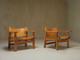 Pair of Børge Mogensen Spanish chairs 1960s