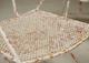 Set of 4 French 1950s garden chairs