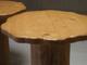 Pair of pedestal side tables