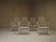Set of 4 French 1950s garden chairs