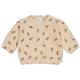 Sweater velours rib met borduursels - Lucky Bloombird