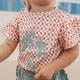 Mini Check | Ruffle T-Shirt