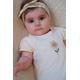 T-shirt met crochet bloem - Let Your Dreams Blossom