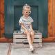 Stripes | Front Tie Playsuit