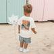 T-shirt Ocean BLVD | Oversized