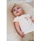 T-shirt met crochet bloem - Let Your Dreams Blossom