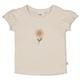 T-shirt met crochet bloem - Let Your Dreams Blossom