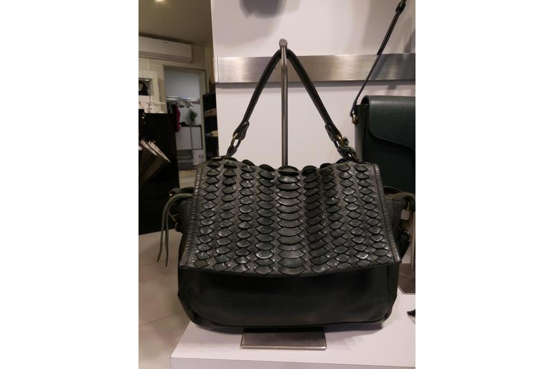 Leather handbag Weave
