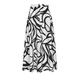 Rok met absracte print