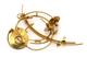 ANNEKE SCHAT, geelgouden broche en hanger,