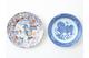 Porcelain plates, Imari, Kangxi mark and period.