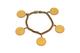 Geelgouden gourmet schakelarmband