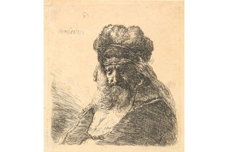 Rembrandt van Rijn, ets op papier
