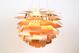 Aluminium koperkleurige design hanglamp