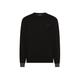 Pull O-Hals Slimfit Met ellebooglap