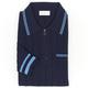 Pull Korte Zip Slimfit Polokraag
