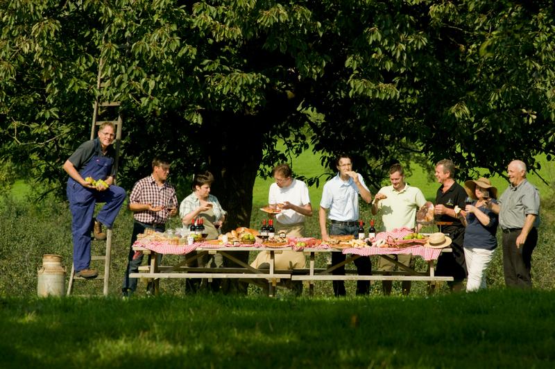 Ondernemers tijdens de Smaak van Noorbeek Ondernemers