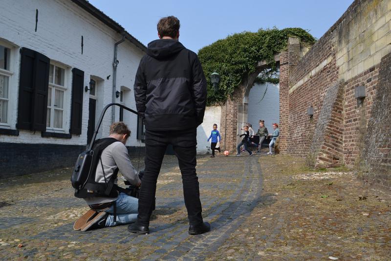 Tijdens de video shoot Filmbedrijf Limburg