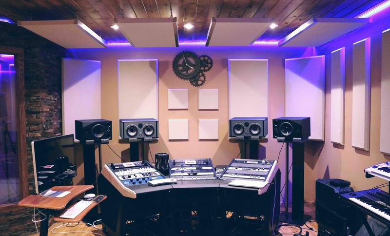 Studio met wandpanelen