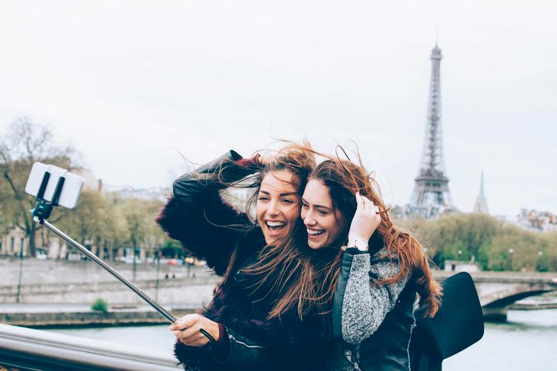 Voorbeeld 3 in 1 selfiestick Selfiestick smartphone