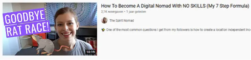 Video titel in YouTube video Voorbeeld YouTube videotitel