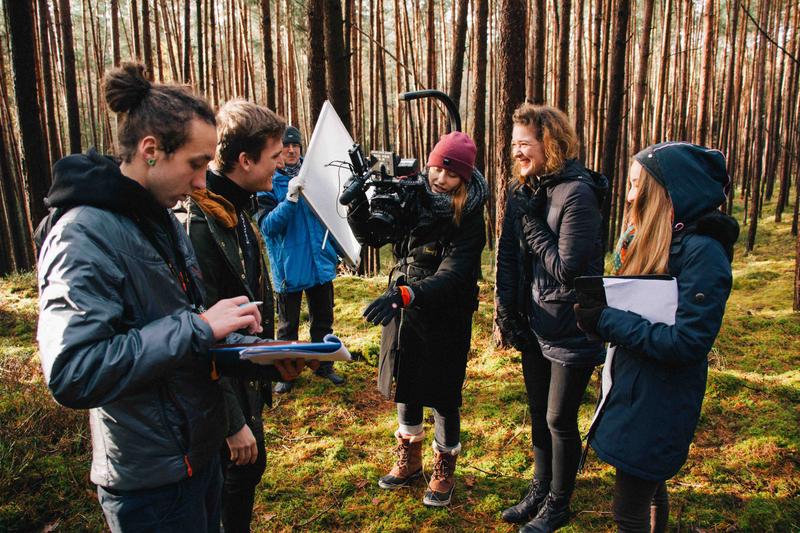 Werk met een draaiboek Scenario filmen